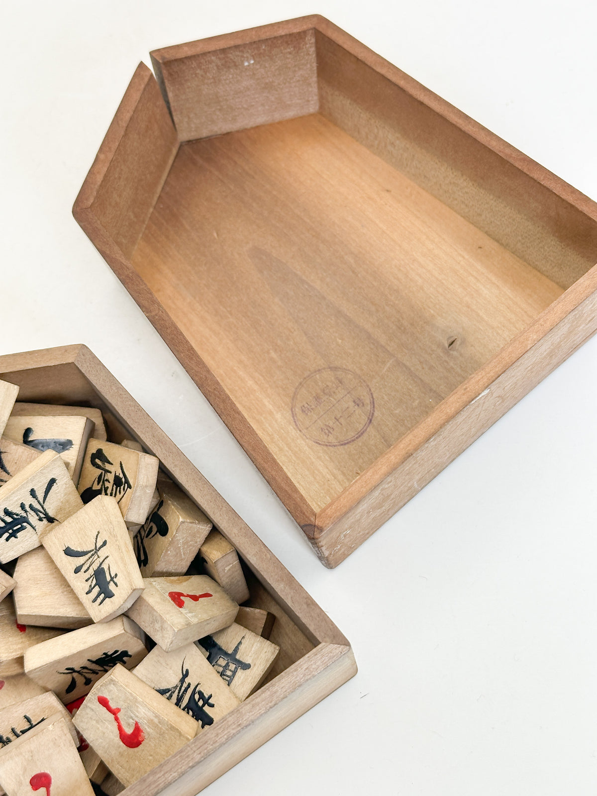 FT604 - Antique Japanese Shogi Chess Set 御將棋駒