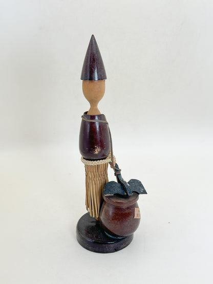 K20175 - Sosaku Kokeshi of Ukai Cormorant Fisher 鵜匠人形