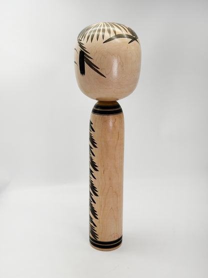 K45003 - Togatta Kokeshi by Tetsuro Sato 佐藤哲郎
