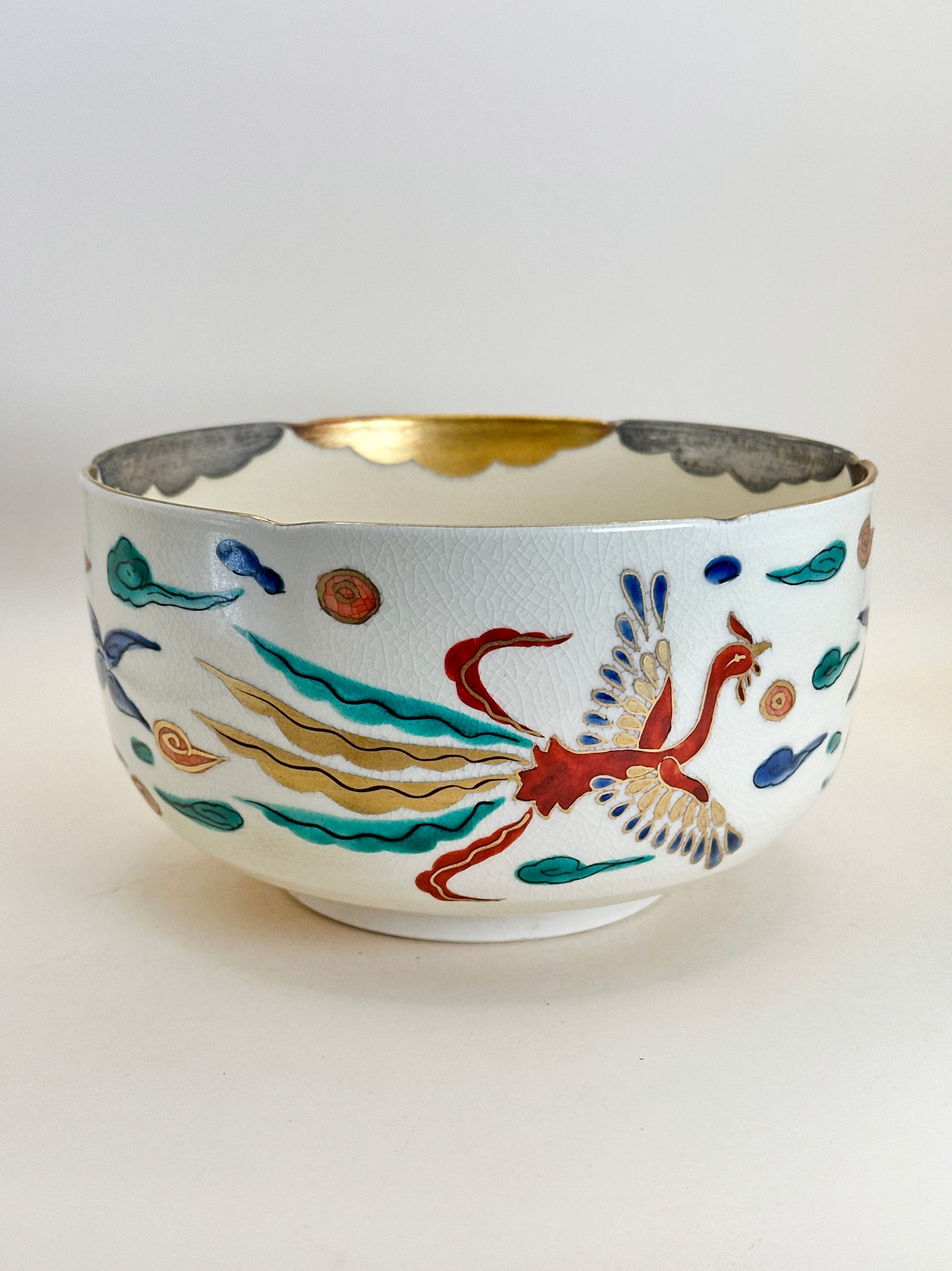 TB164 - Kyoto-ware large bowl 京焼 平安青嵐