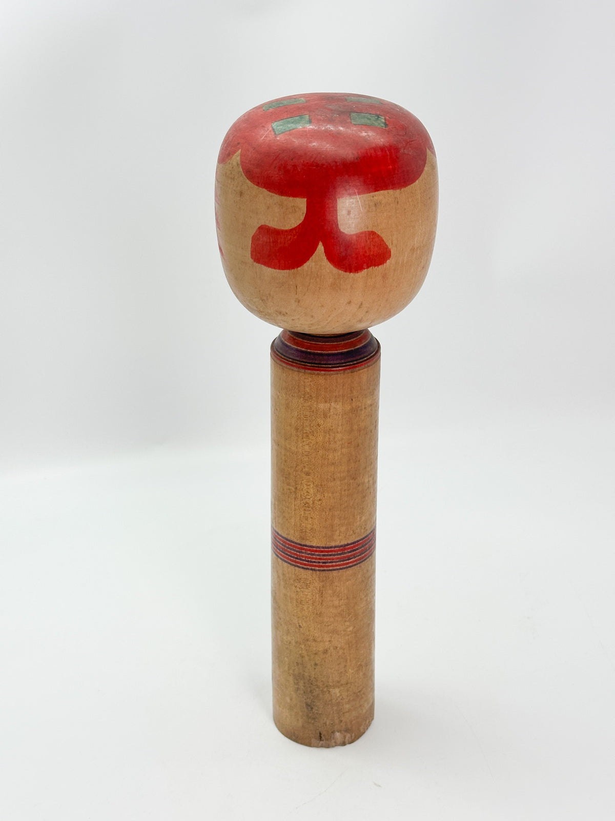 K35023 - Traditional Hijiori Kokeshi by Juunosuke Sato 佐藤重之助