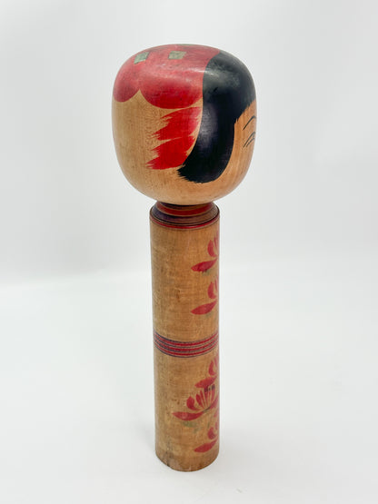 K35023 - Traditional Hijiori Kokeshi by Juunosuke Sato 佐藤重之助