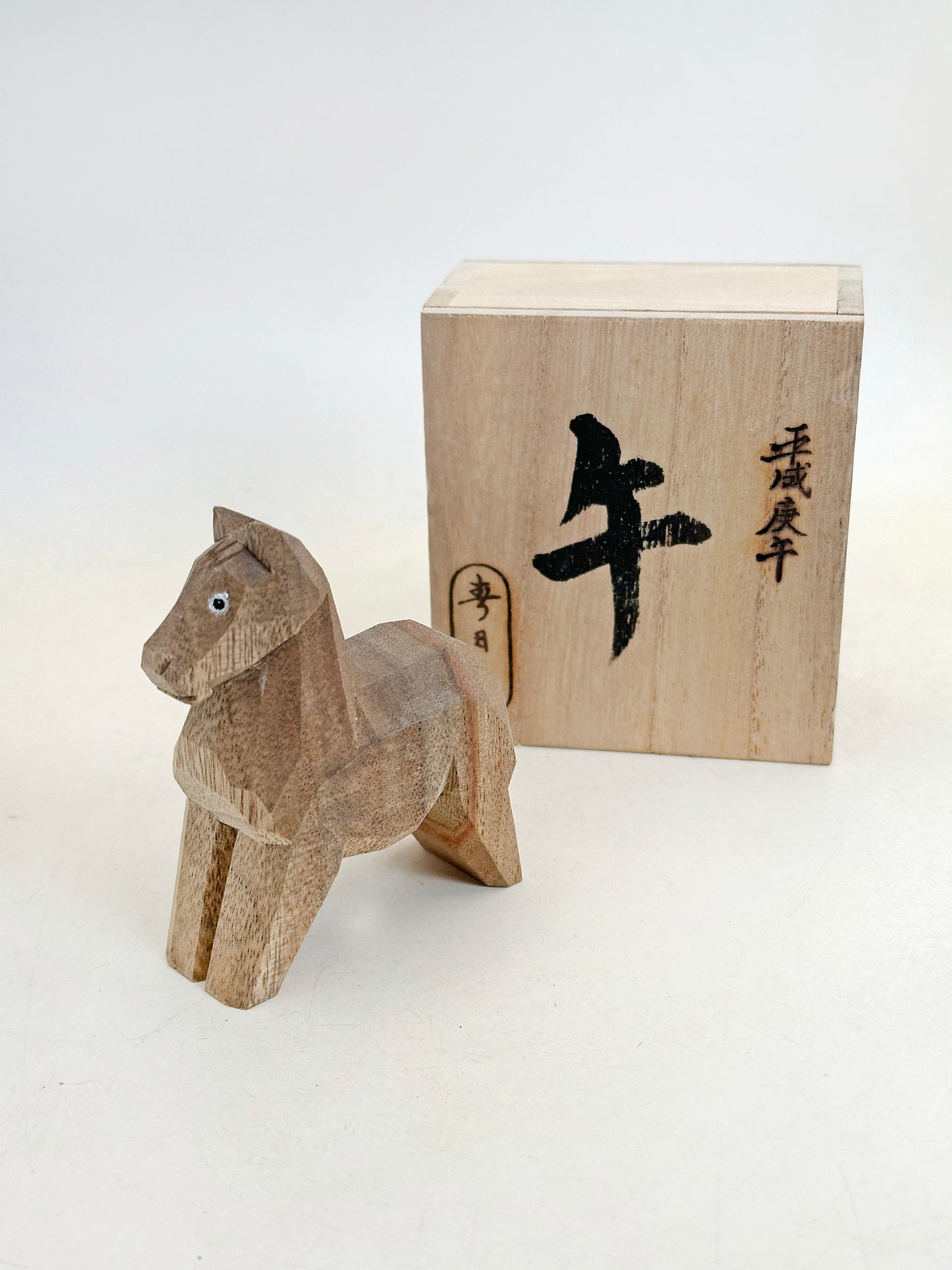FT449 - Figurine de bois sculptée du Kasuga Taisha 春日大社