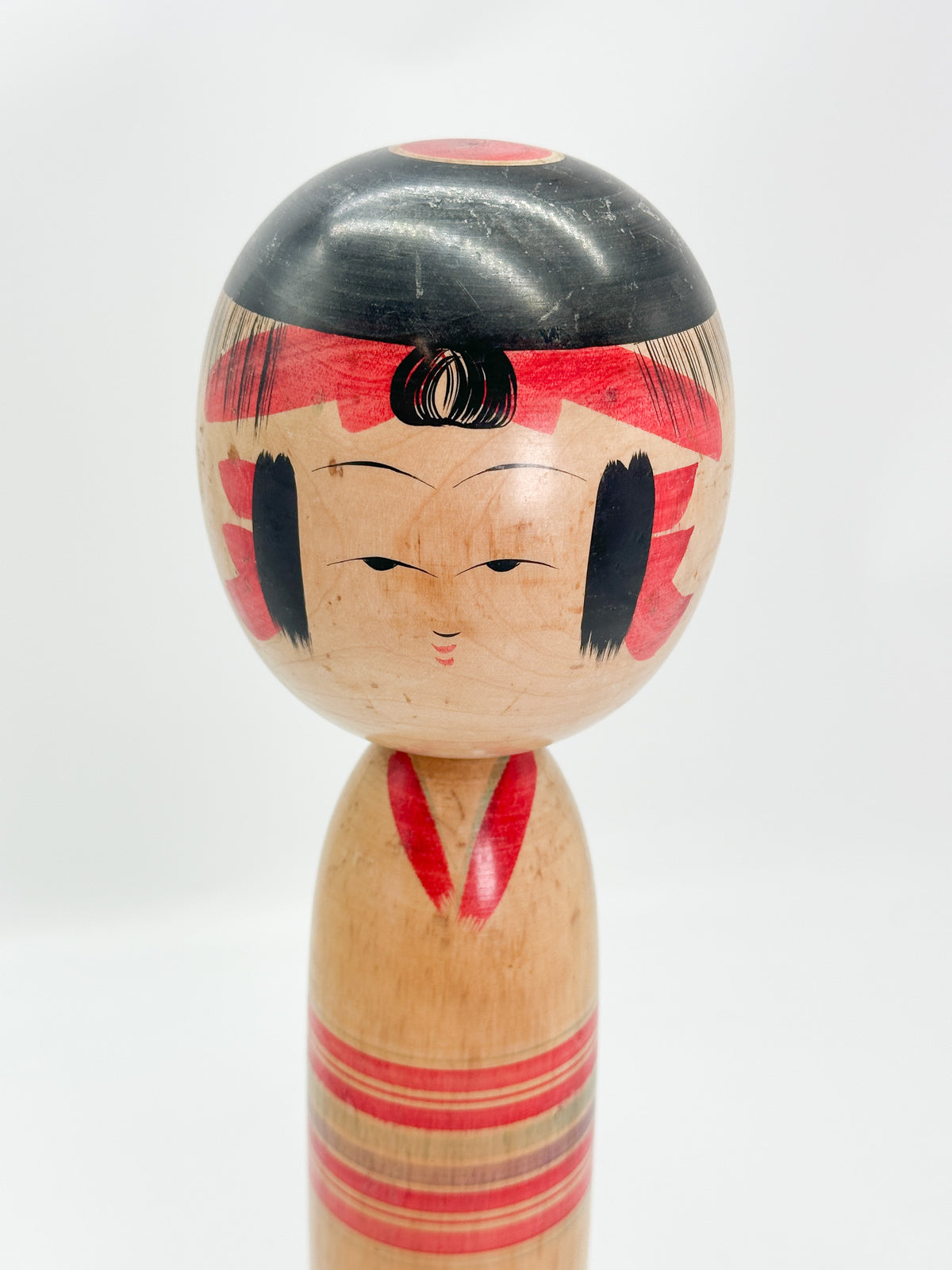 K35027 - Traditional Yajiro Kokeshi by Sakyo Niyama 新山左京