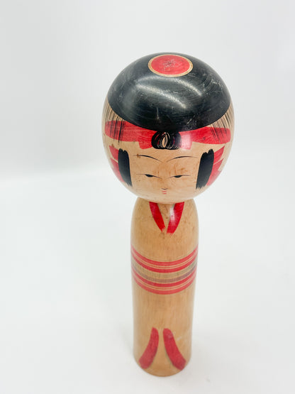 K35027 - Traditional Yajiro Kokeshi by Sakyo Niyama 新山左京
