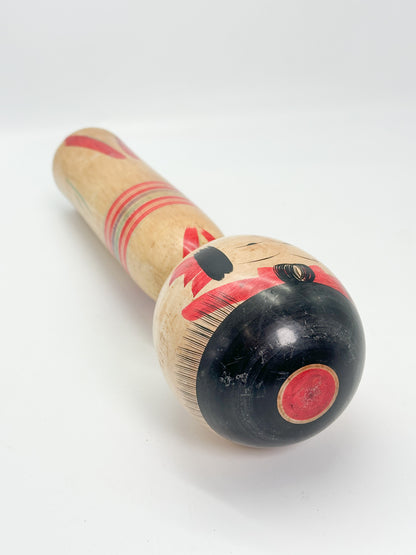 K35027 - Traditional Yajiro Kokeshi by Sakyo Niyama 新山左京