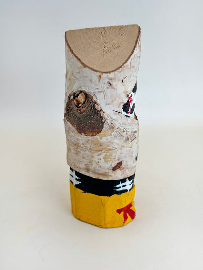 K10177 - Vintage Yukinko Kokeshi itto-bori 一刀彫