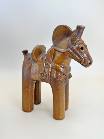 FT322 - Folk Craft Horse of Mihama Kiln 御浜焼
