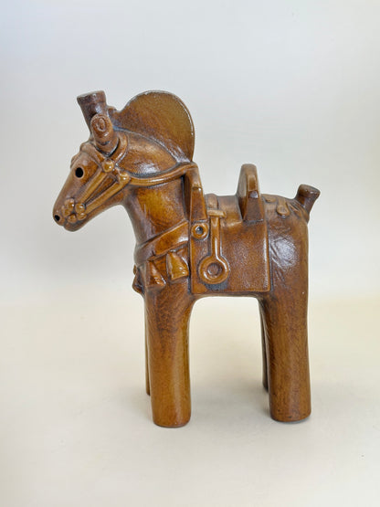 FT322 - Folk Craft Horse of Mihama Kiln 御浜焼