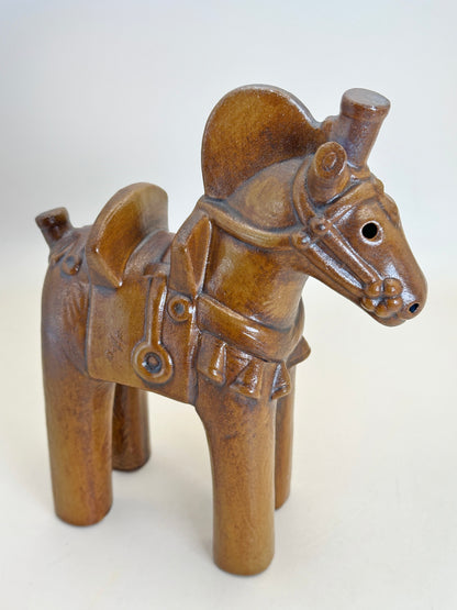 FT322 - Folk Craft Horse of Mihama Kiln 御浜焼