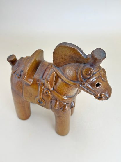 FT322 - Folk Craft Horse of Mihama Kiln 御浜焼