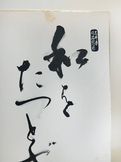 SHP228 - Shikishi Calligraphy Card set of Onjō-ji 三井寺