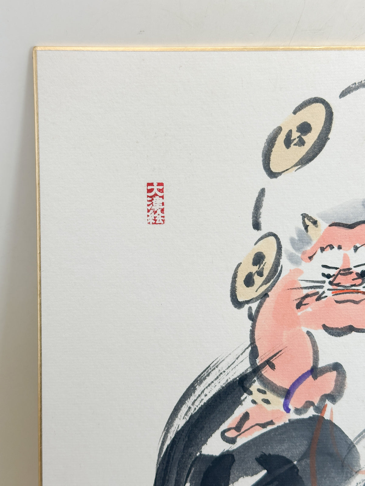 SHP394 - Original Shikishi Artwork Ōtsu-e 大津絵