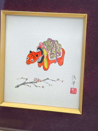 SHP230 - Shikishi Artwork Card with Lacquer frame