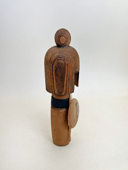 K15155 - Sosaku kokeshi by Yoshida Seiho 吉田斉穂