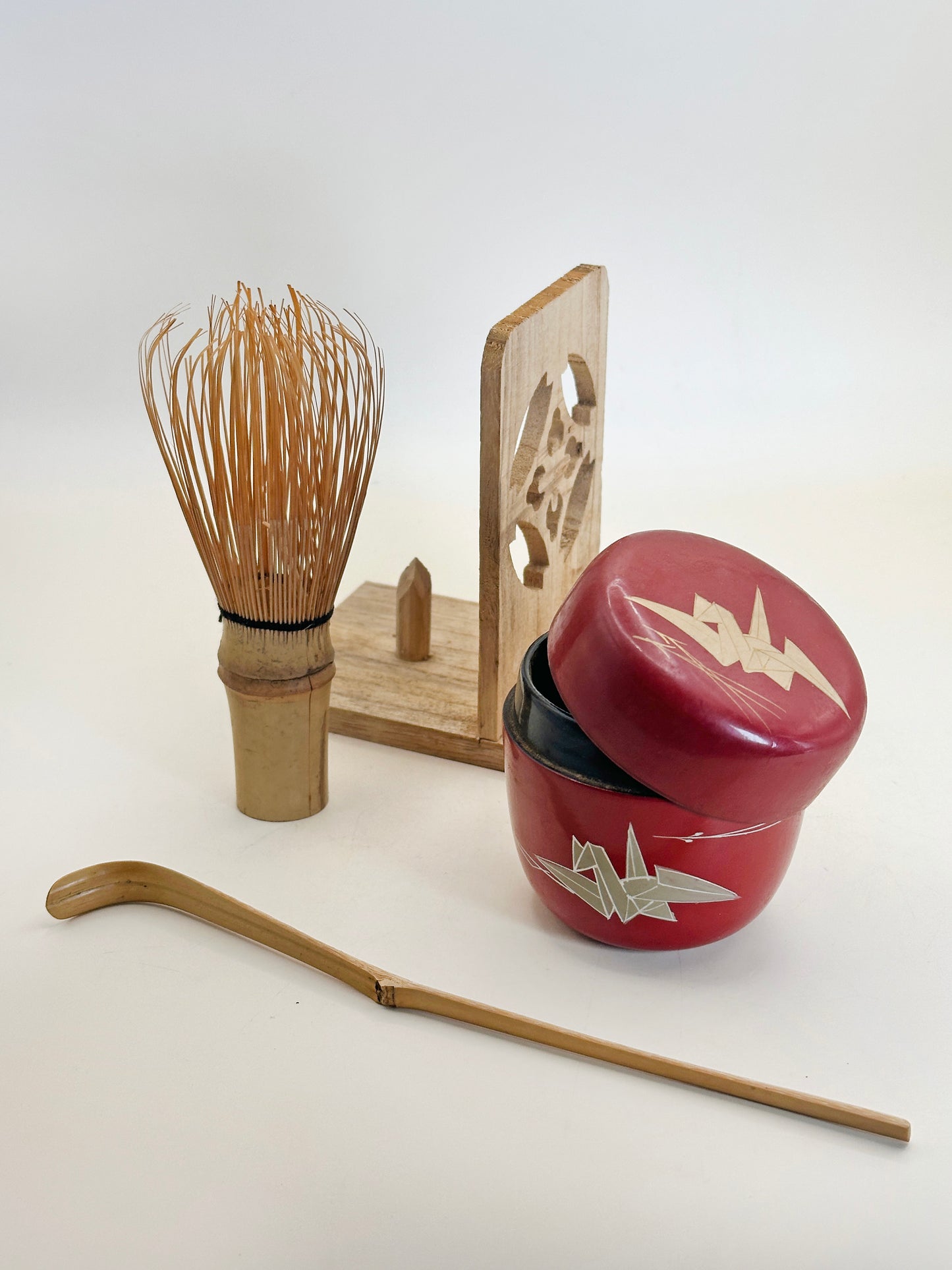 TC65 - Japanese Matcha Tea Ceremony Set – 茶箱 (Chabako) Complete Tea Utensil Set