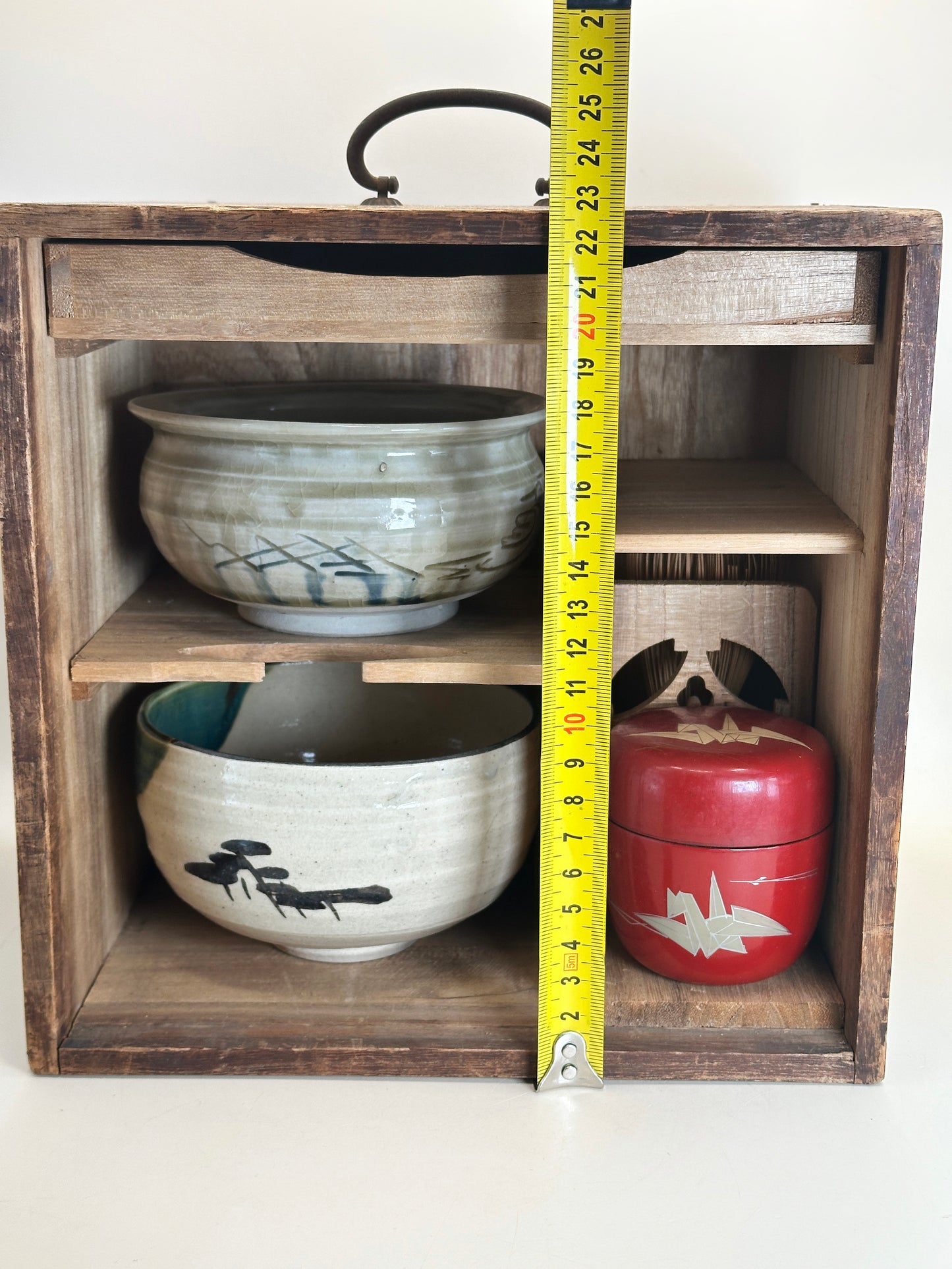 TC65 - Japanese Matcha Tea Ceremony Set – 茶箱 (Chabako) Complete Tea Utensil Set