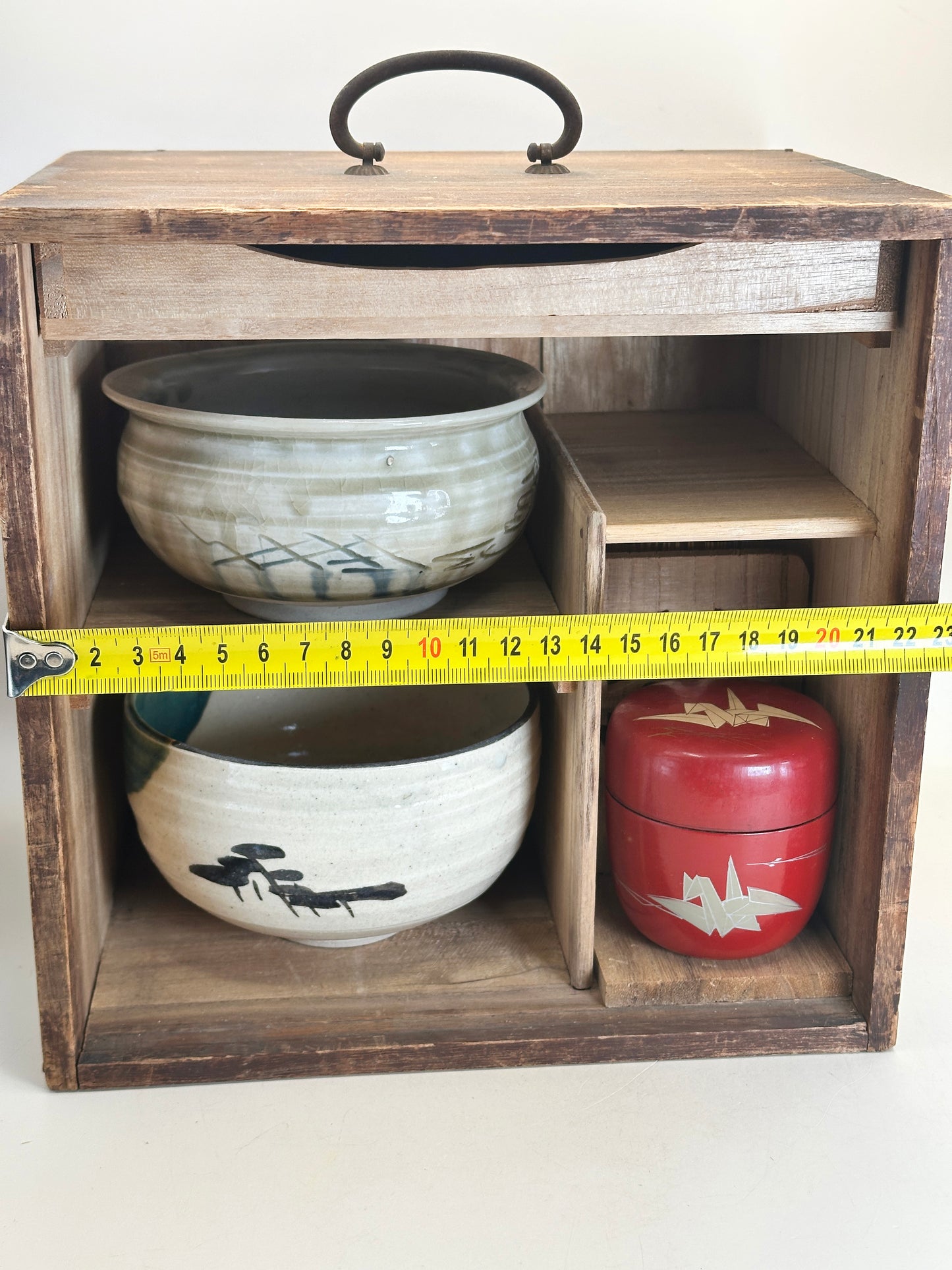 TC65 - Japanese Matcha Tea Ceremony Set – 茶箱 (Chabako) Complete Tea Utensil Set