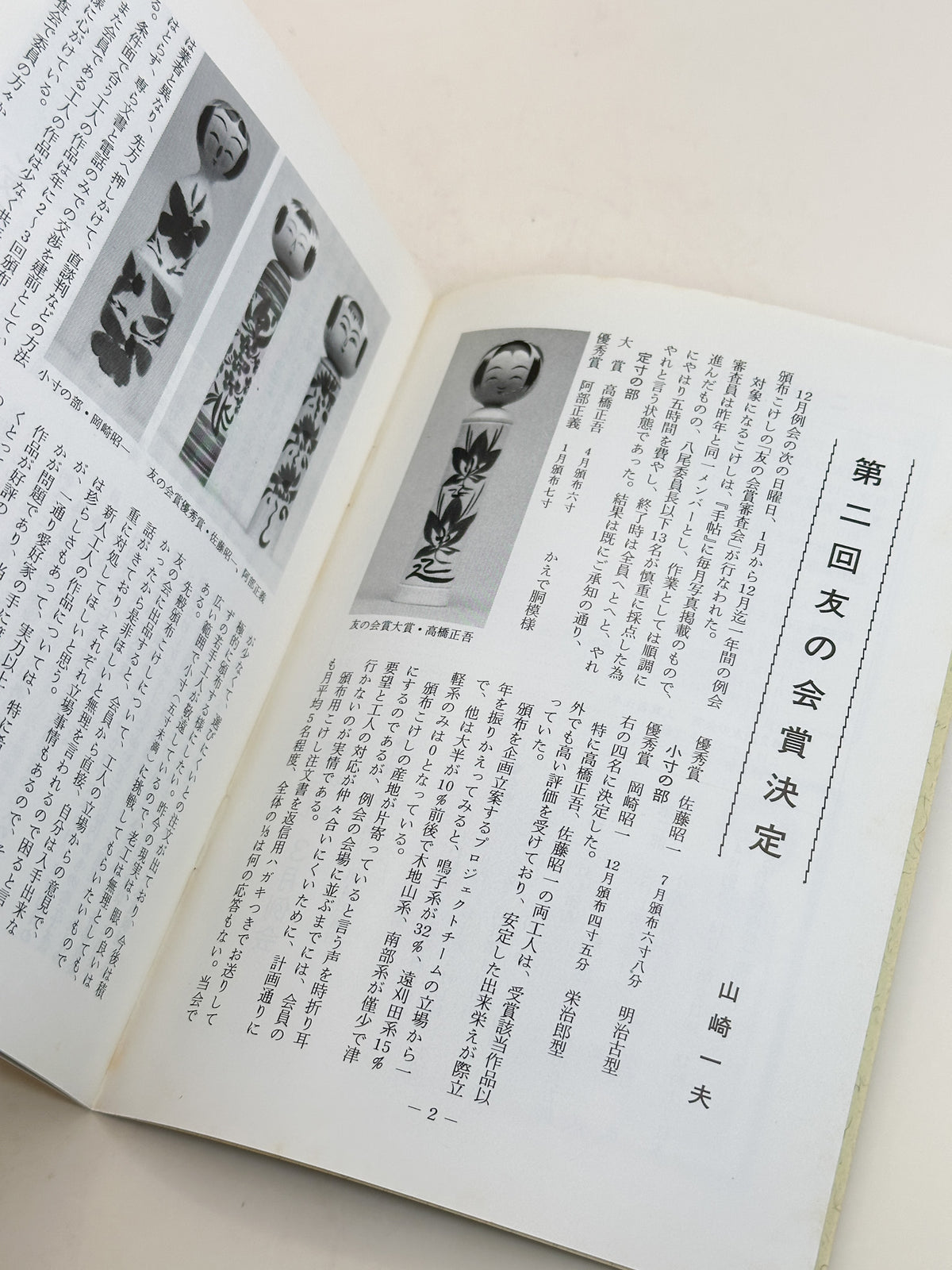 KT36 - Kokeshi Techō No. 288 — March 1985