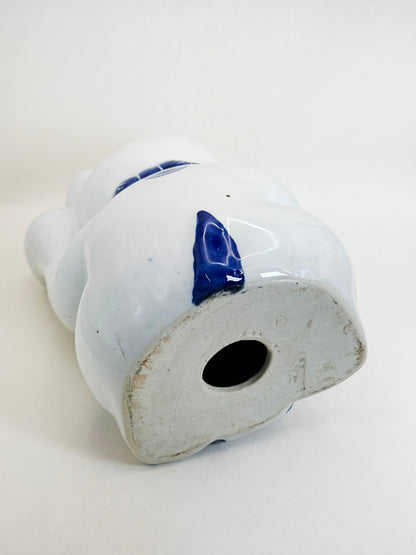 FT592 - Arita-yaki Blue & White Maneki Neko 有田焼