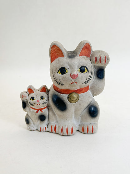 FT616 - Maneki Neko Tsuchi Ningyō  土人形