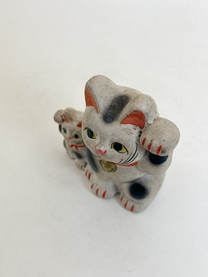 FT616 - Maneki Neko Tsuchi Ningyō  土人形