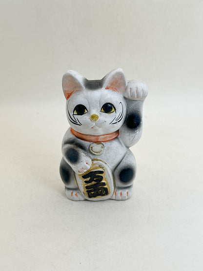 FT613 - Maneki Neko Clay Figurine 土人形