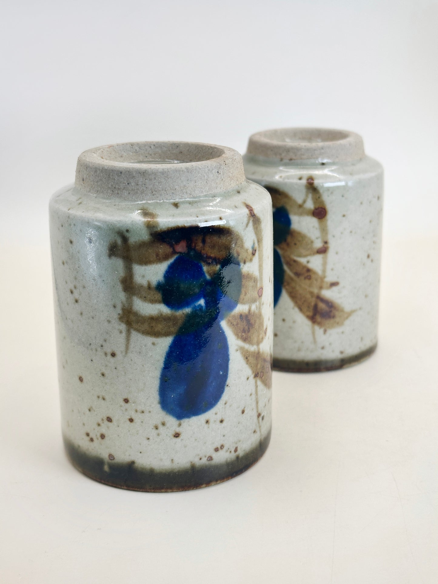 TB173 - Mashiko-yaki Yunomi Cups 湯吞 益子焼