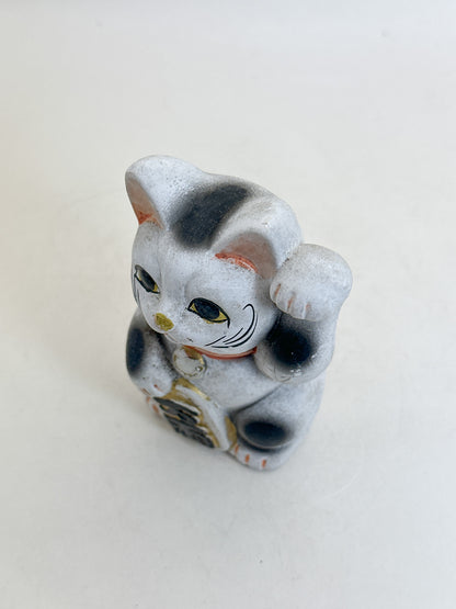 FT613 - Maneki Neko Clay Figurine 土人形
