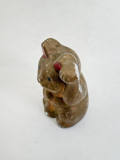 FT612 - Maneki Neko Clay Figurine 土人形