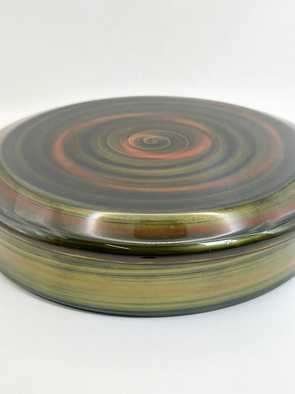 TB451 - Koma-nuri Lacquer-Style Confectionery Box 独楽塗