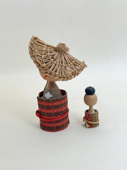 K20176 - Sosaku Kokeshi set from Tōhoku