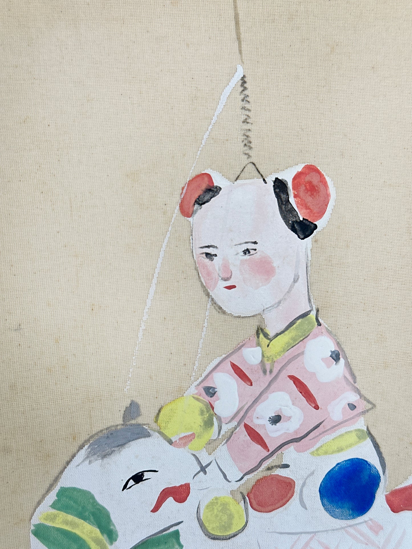 SHP235 - Shikishi Card Horse from China 支那の馬