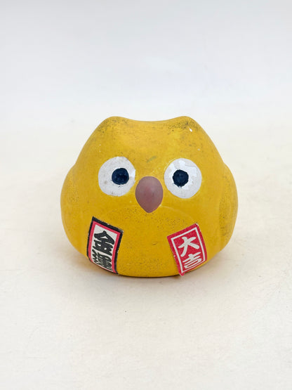 FT455 - Folk craft owl charm ふくろう