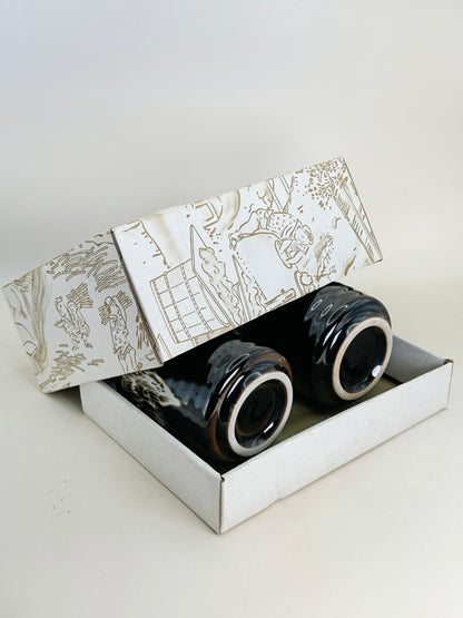 TB177 - Tea Cup Set from Hagi Castle Town 萩城城下町