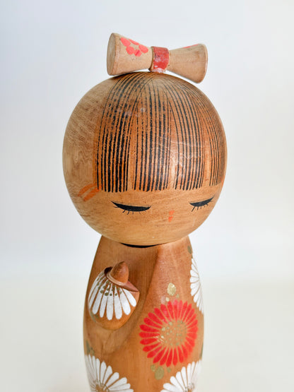 K20124 - Sosaku Kokeshi by Aoki Ryoka 青木蓼華