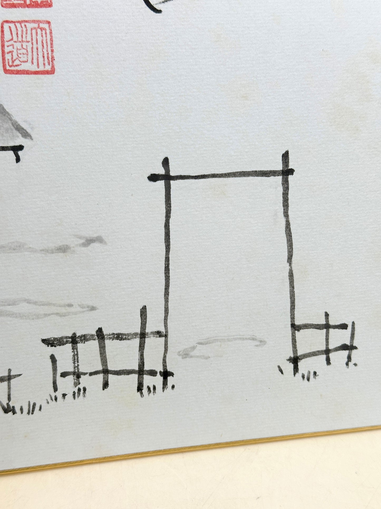 SHP308 - Shikishi artwork from Daitoku-ji 大徳寺