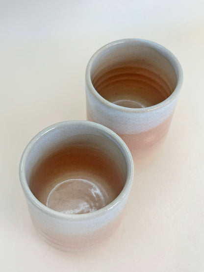 TB179 - Hagi-yaki Teacup Set by Tenpōzan 萩焼