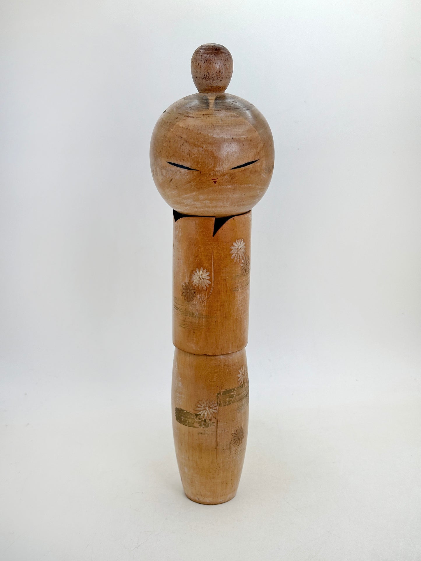 K25176 - Sōsaku Kokeshi by Kishi Sadao 岸貞男