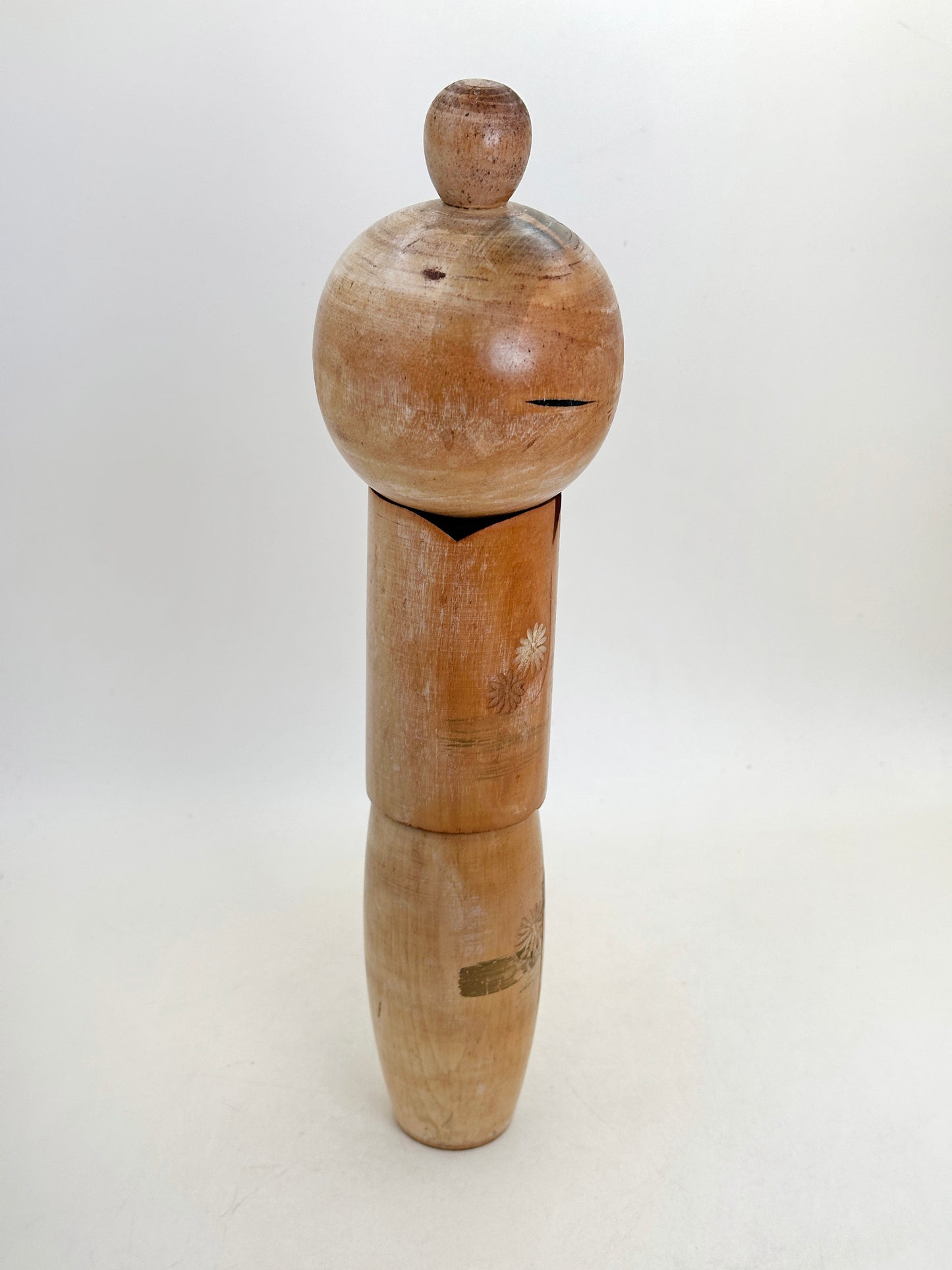 K25176 - Sōsaku Kokeshi by Kishi Sadao 岸貞男