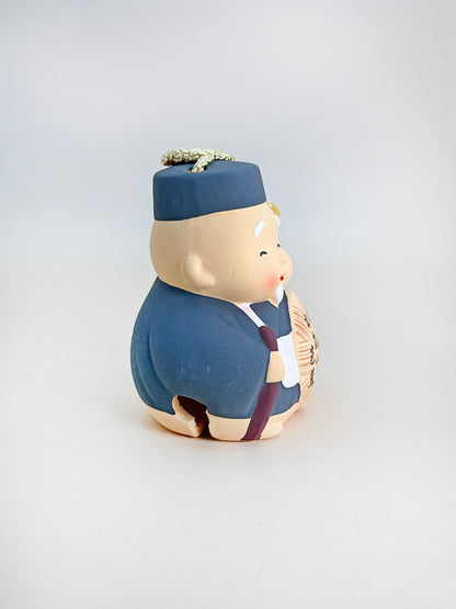 CB181 - Dorei Clay Bell - Matsuo Bashō 松尾芭蕉