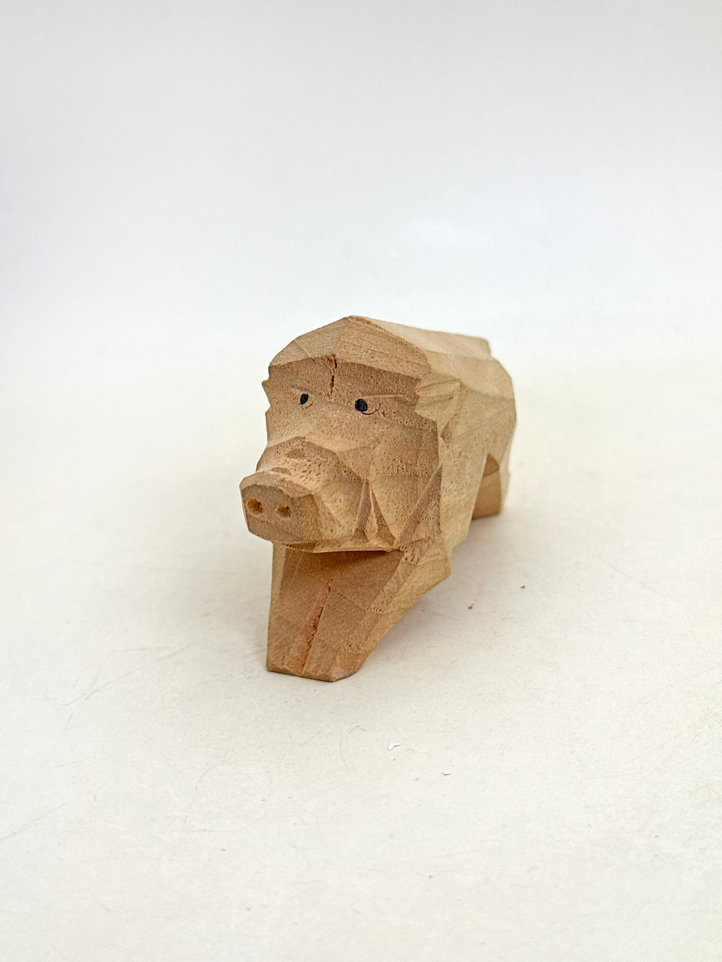 FT461 - Wood Carving Zodiac Boar Atsuta Jingū 熱田神宮