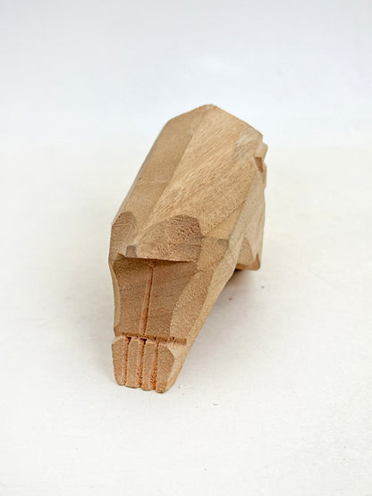 FT461 - Wood Carving Zodiac Boar Atsuta Jingū 熱田神宮