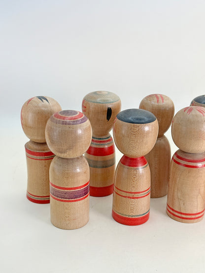 K10183 - Set de Kokeshi Tradicionales Dento 伝統こけし