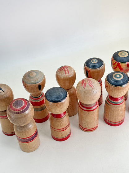 K10183 - Set de Kokeshi Tradicionales Dento 伝統こけし