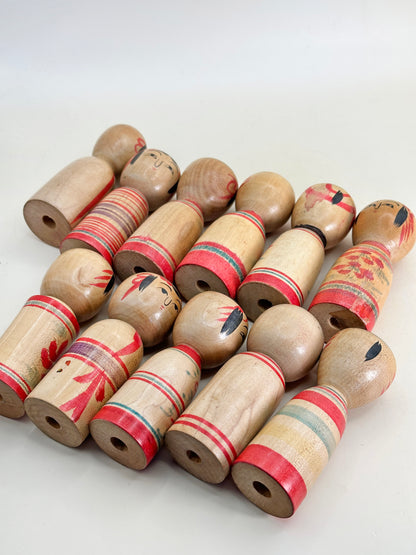 K10183 - Set de Kokeshi Tradicionales Dento 伝統こけし
