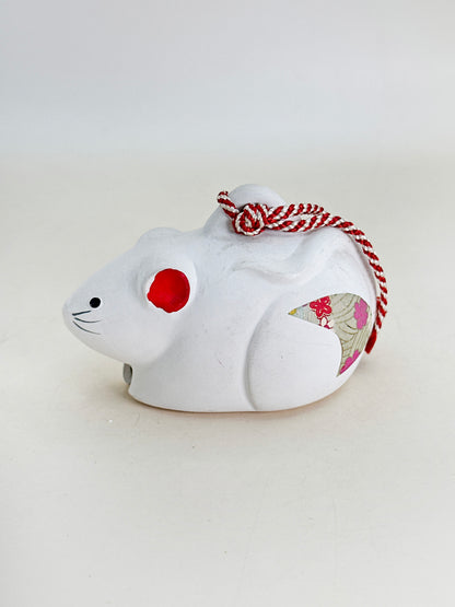 CB188 - Rat Dorei clay bell by Yakushigama 薬師窯