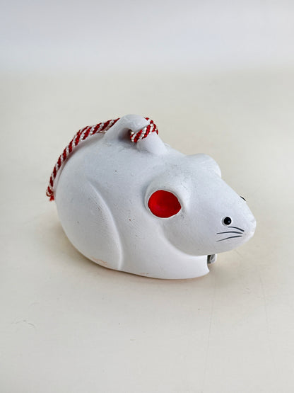 CB188 - Rat Dorei clay bell by Yakushigama 薬師窯