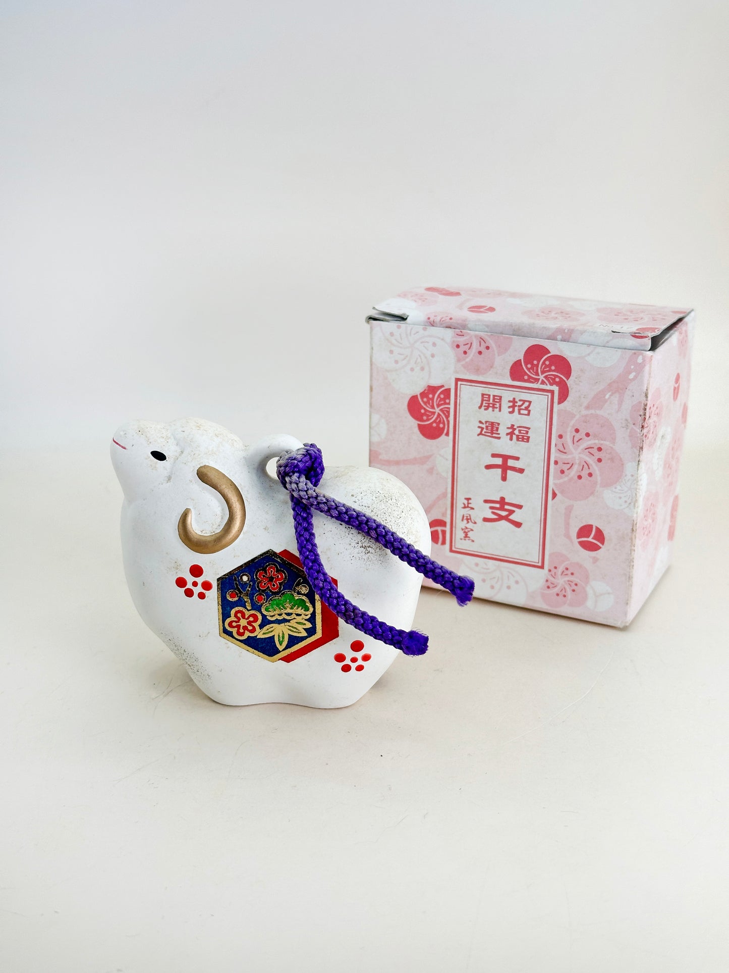 CB187 - Sheep Dorei Clay Bell by Shōfūgama 正風窯