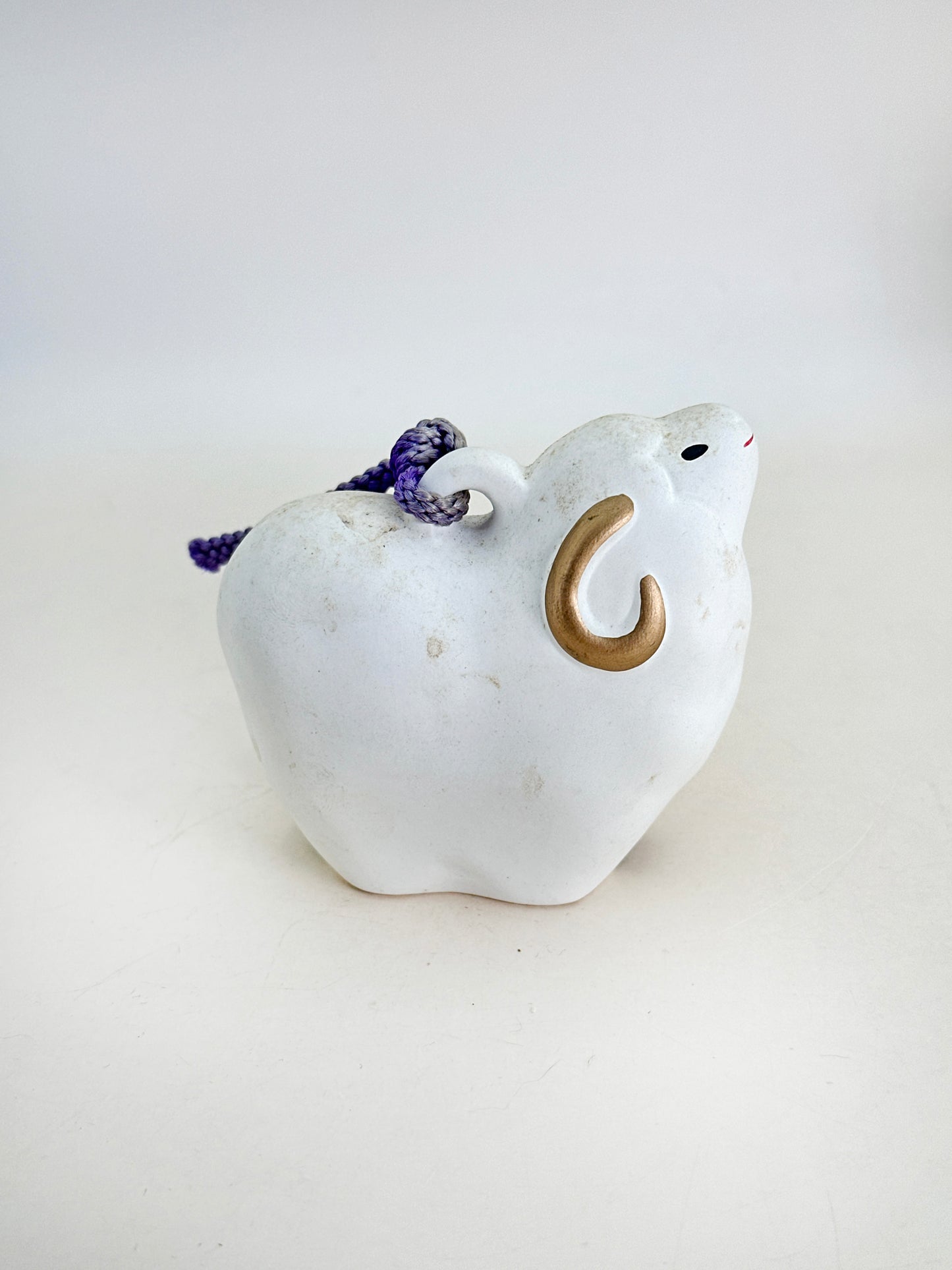 CB187 - Sheep Dorei Clay Bell by Shōfūgama 正風窯